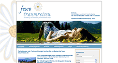 Desktop Screenshot of fewo-traumreisen.de