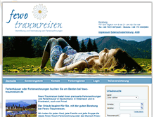Tablet Screenshot of fewo-traumreisen.de